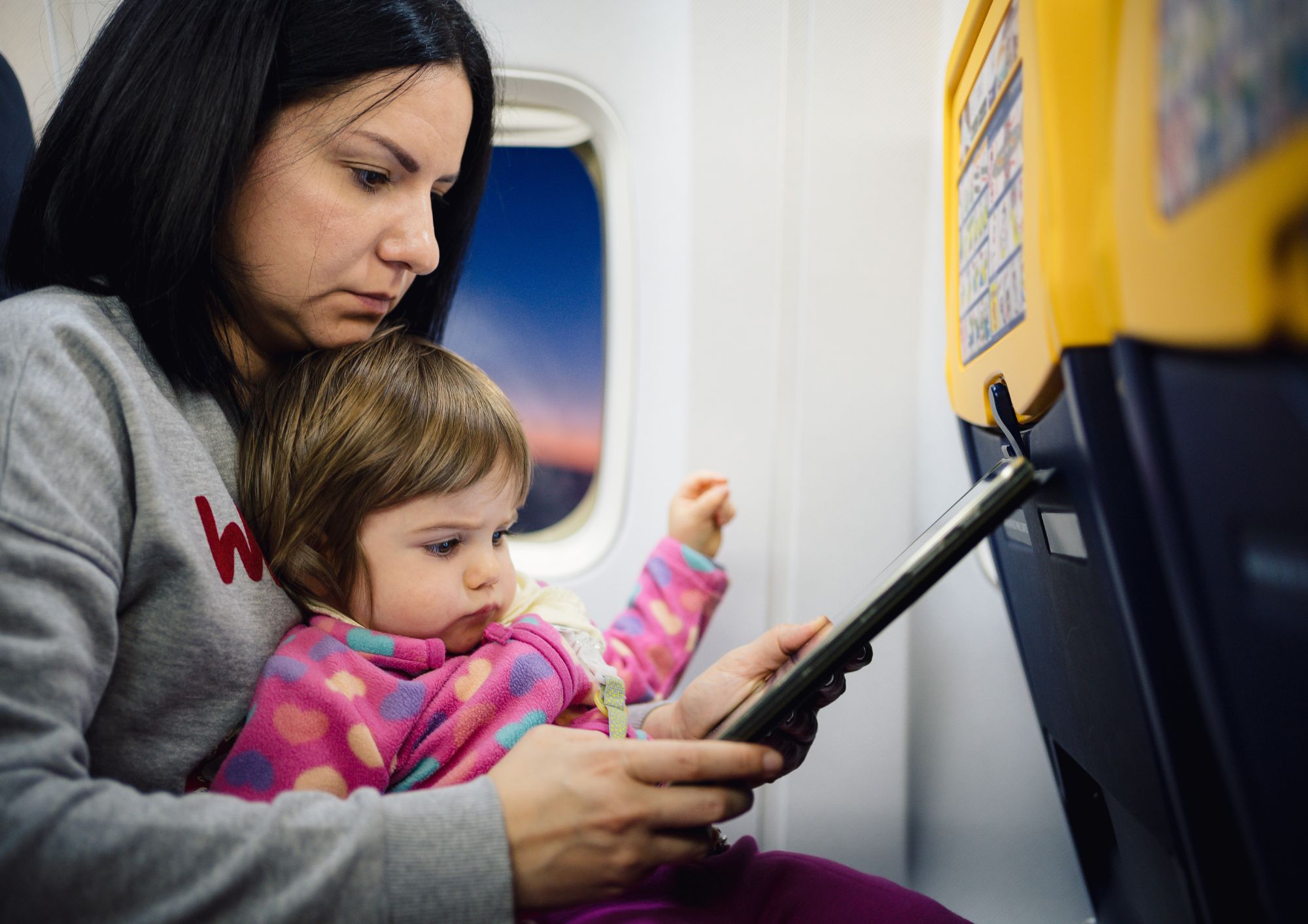 טיסה עם תינוק